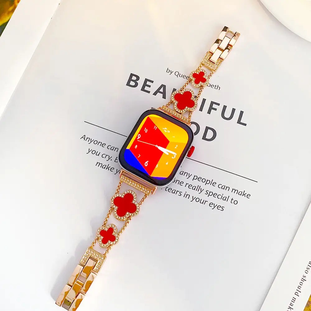 Diamond Clover Apple Watch Band
