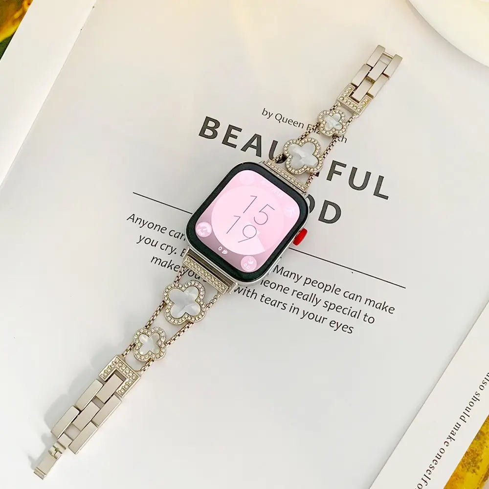 Diamond Clover Apple Watch Band